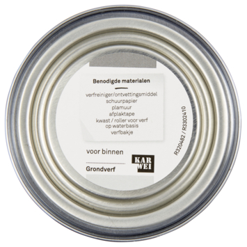 Karwei grondverf binnen wit 250 ml