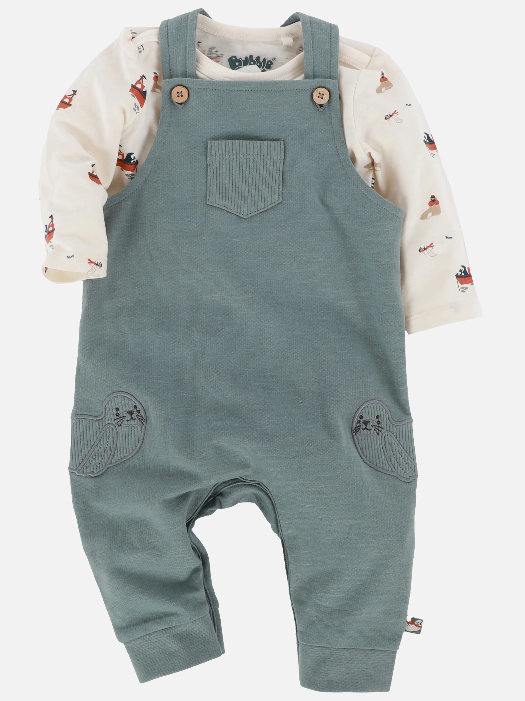 Baby Jungen Strampler mit Longsleeve