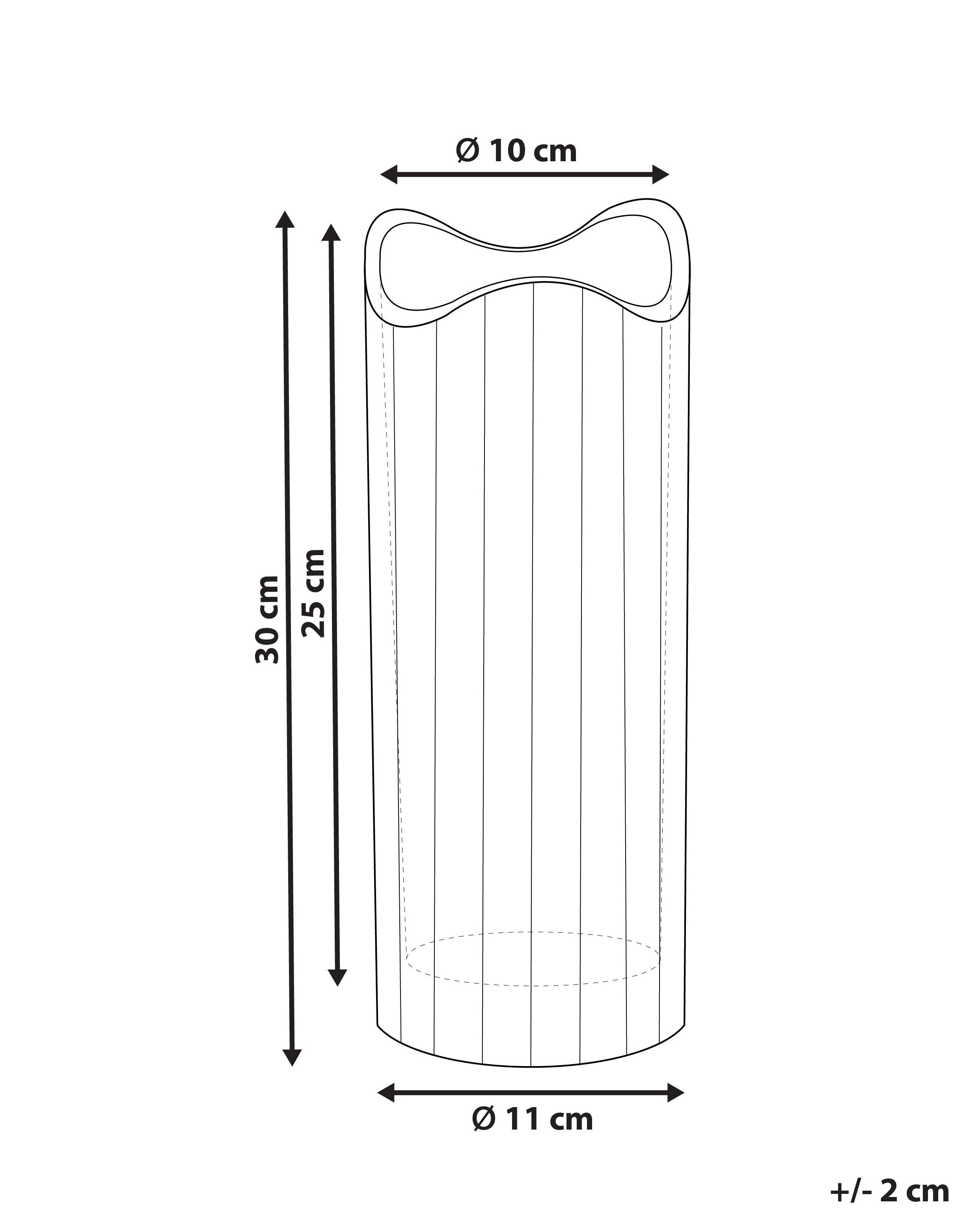 Bloemenvaas PERDIKI Glas 30 cm Roze