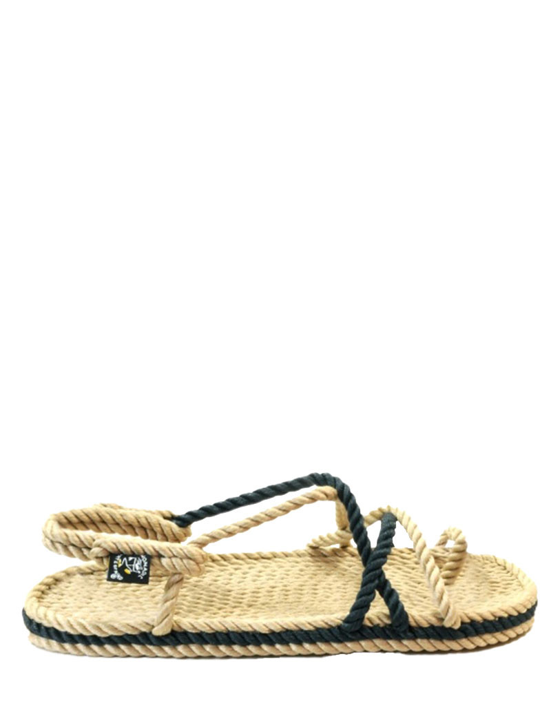 NOMADIC SANDALES CORDE TOE JOE BEIGE/NOIR