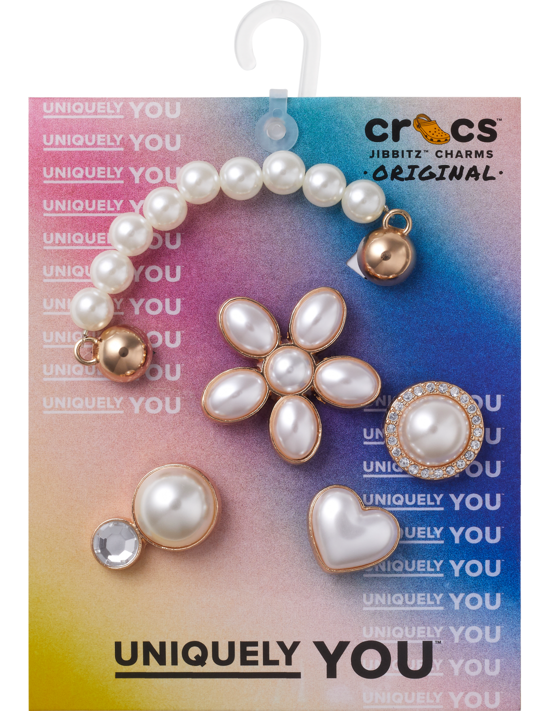 crocs Jibbitz Dainty Pearl Jewelry 5 Pack
