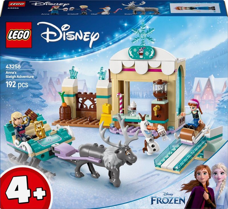LEGO - Disney Princess - Anna's Slee Avontuur - Bouwset - Multikleur - Kunststof