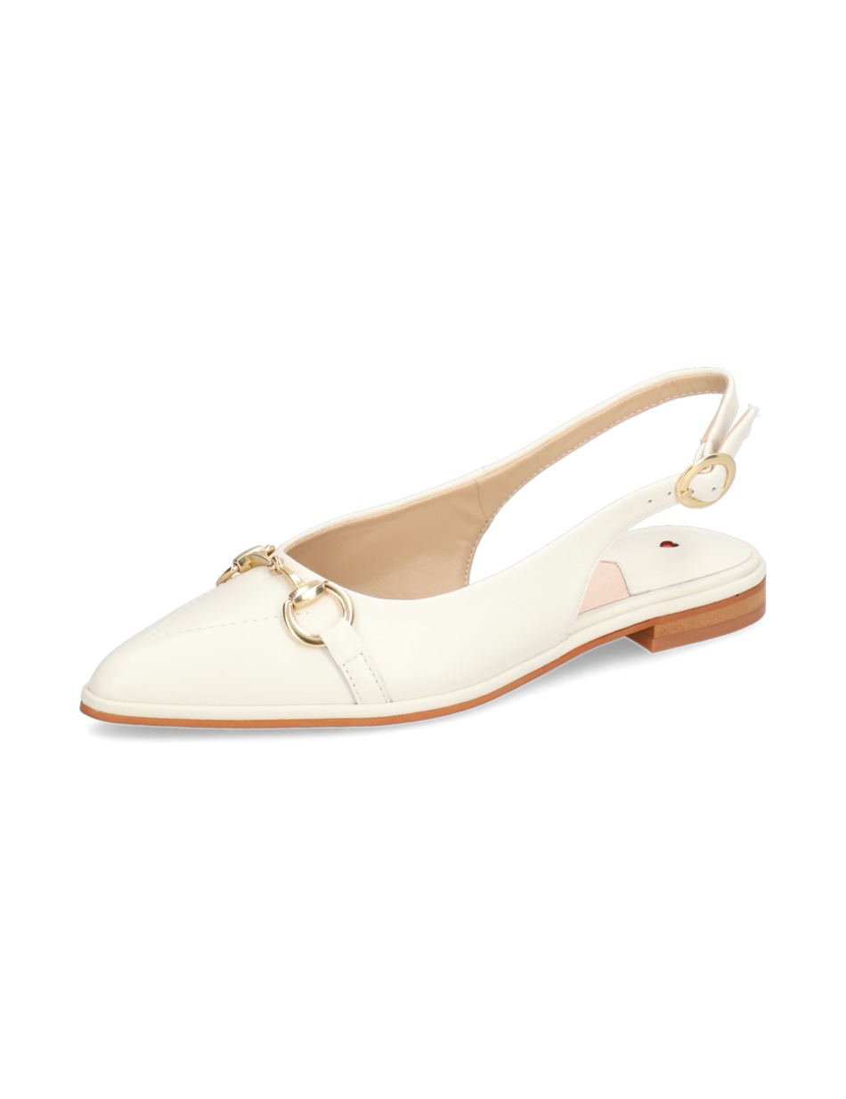 Glattleder Slingpumps