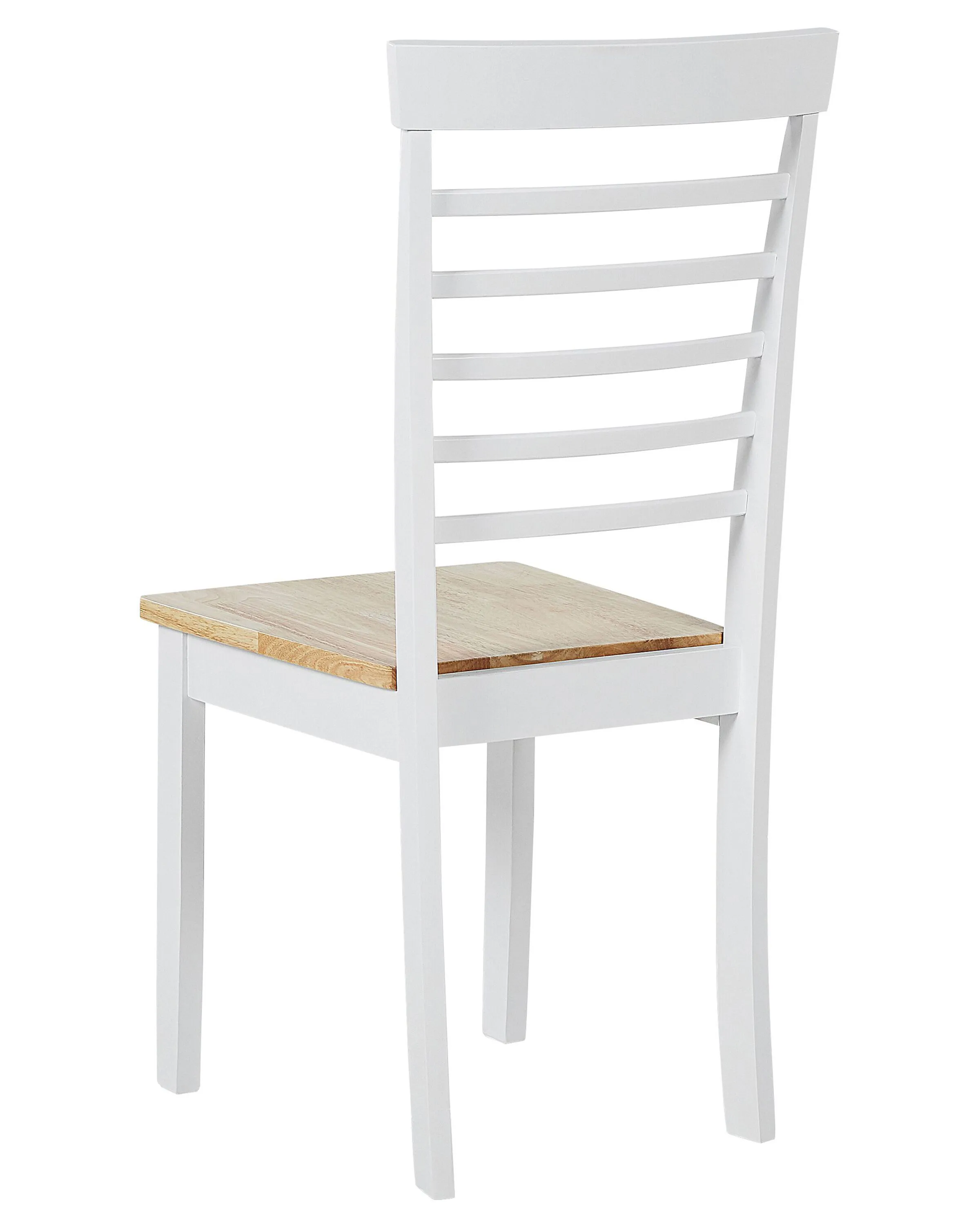 Set van 2 eetkamerstoelen BATTERSBY Hout Wit