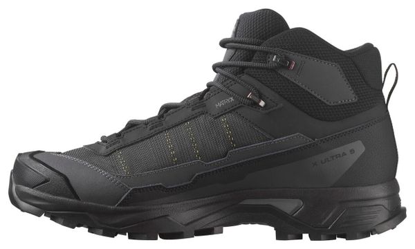 Chaussures Outdoor Salomon X Ultra 5 Mid GTX Noir Homme