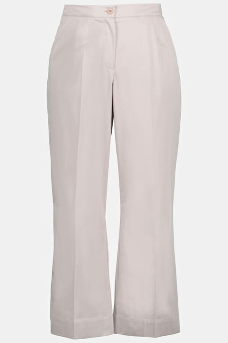 7/8-Hose, Bügelfalten, ausgestelltes Bein, Komfortbund