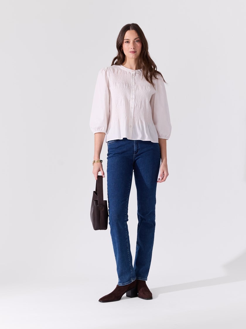 Malin bluse Marshmallow