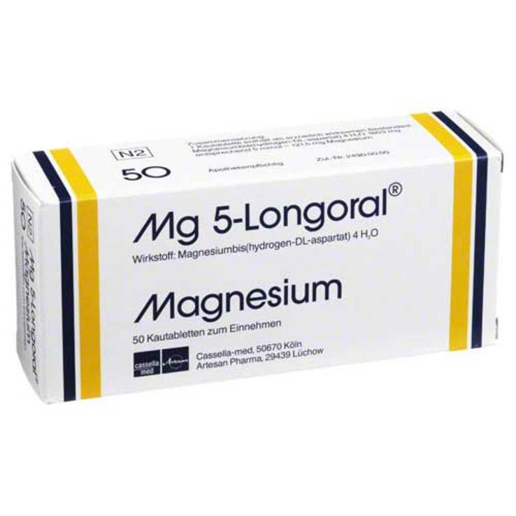 MG 5 Longoral Kautabletten, 50 St