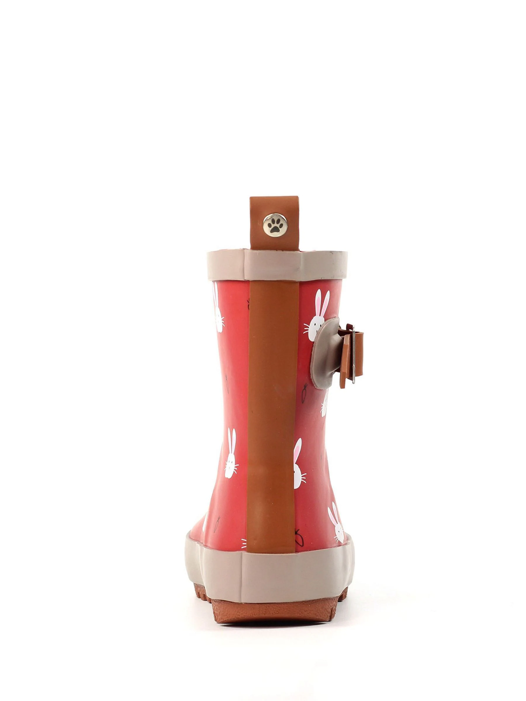 Lazy Dogz Red Bunny Design Toddler Wellingtons