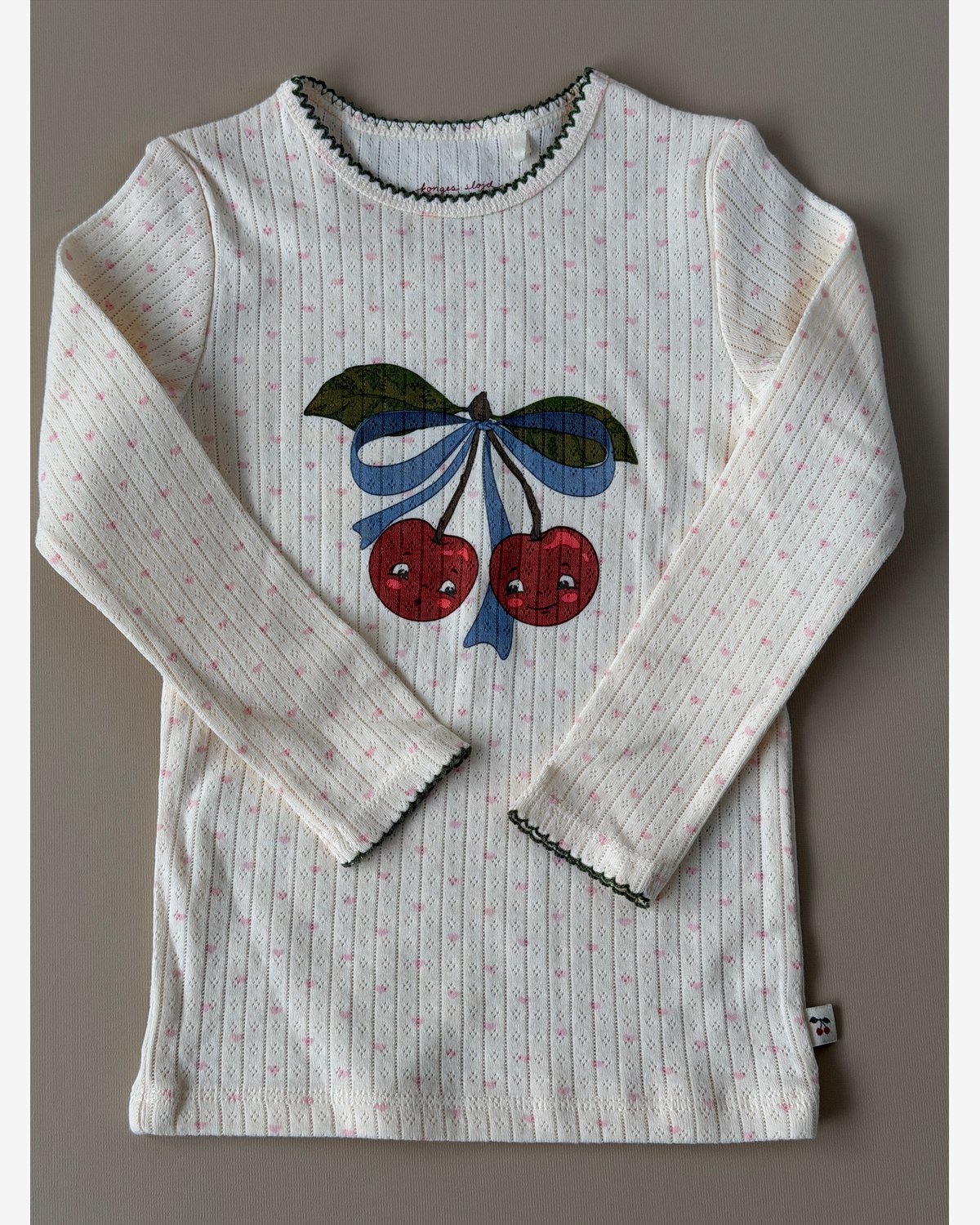 Trøye Langermet -100% Øko Bomull, Pointelle | Minnie Blouse GOTS