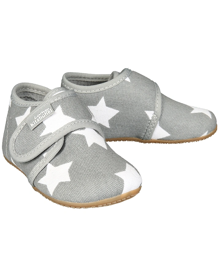 Klett-Hausschuhe BASIC STARS in hellgrau
