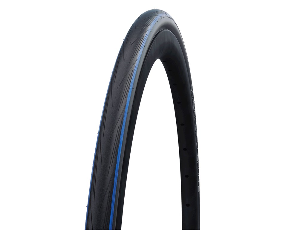 Schwalbe Lugano Foldedæk 700x25cSort/Blå