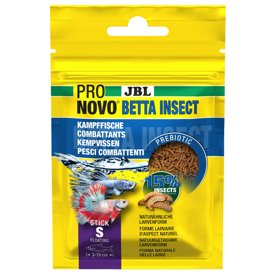 Aliment Pronovo Betta Insect Combattants stick S 20ml