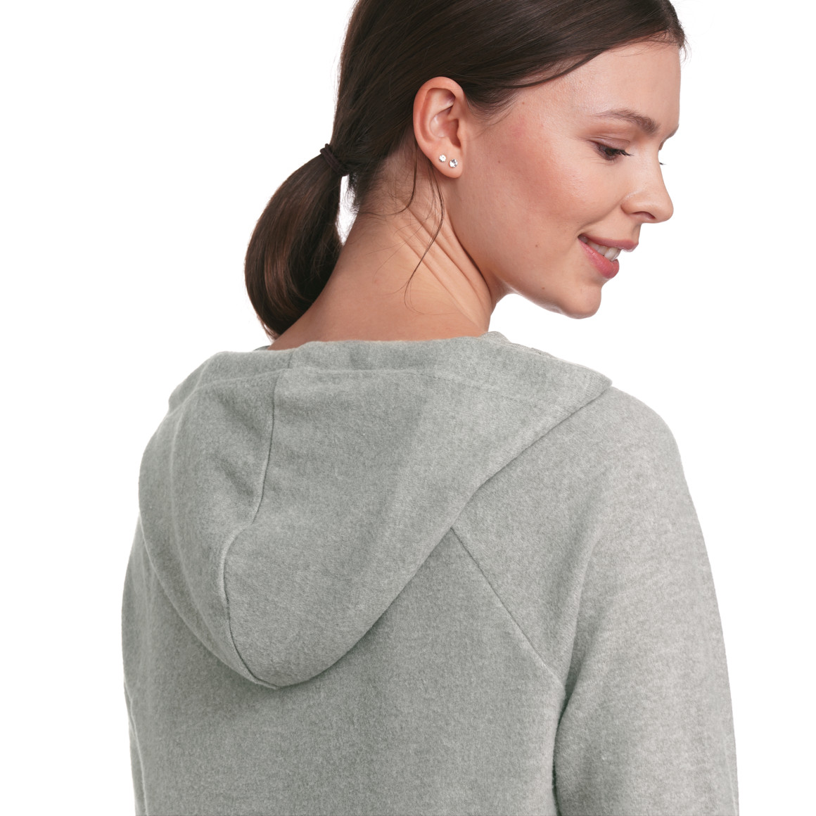 Gina Sports Damen Yoga-Hoodie in weicher Qualität oliv