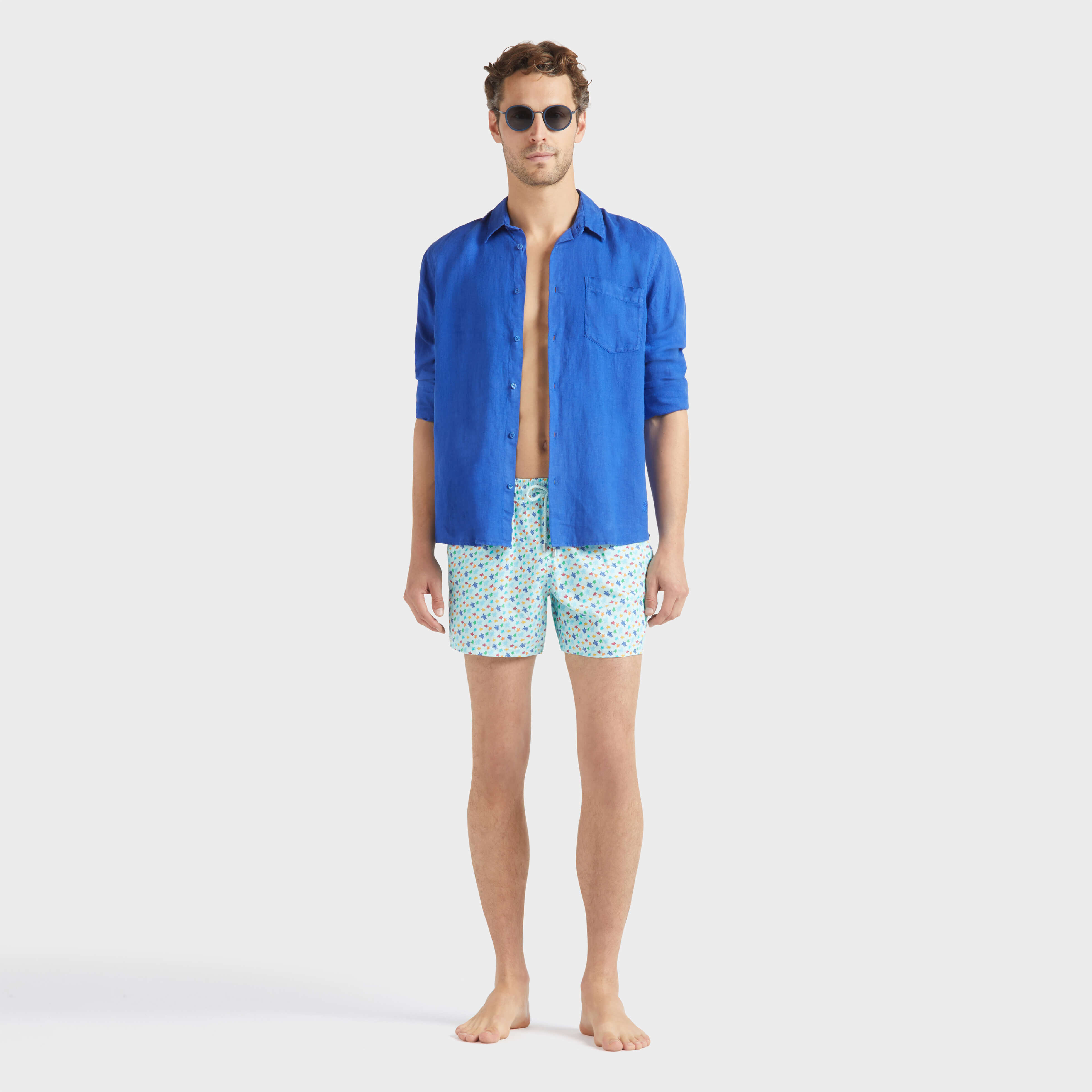 Look Micro Ronde des Tortues Rainbow Homme | Maillots de Bain Homme Vilebrequin