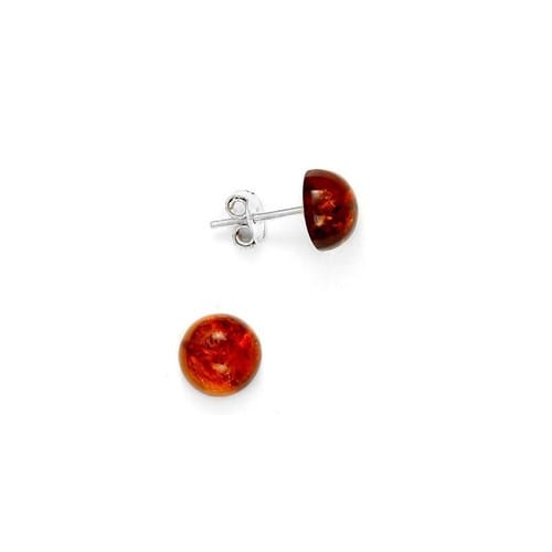 Boucles d'oreilles ambre véritable