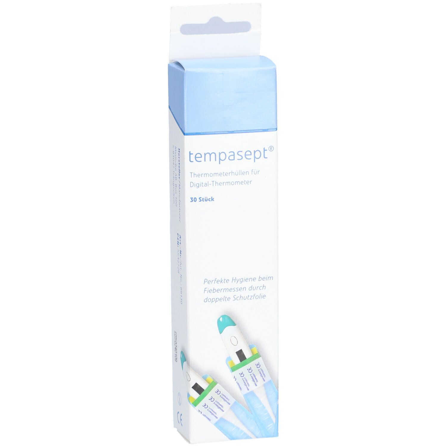 Tempasept Digital Thermometer Schutzhüllen ohne Gleitmittel