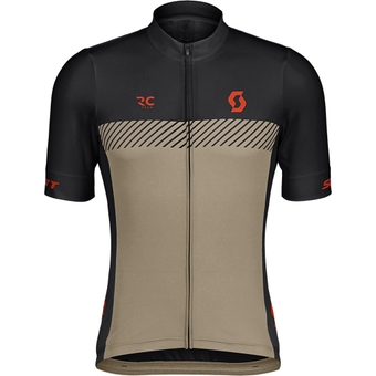Scott RC Team Kurzarmtrikot Mars Red / Toast Beige Herren