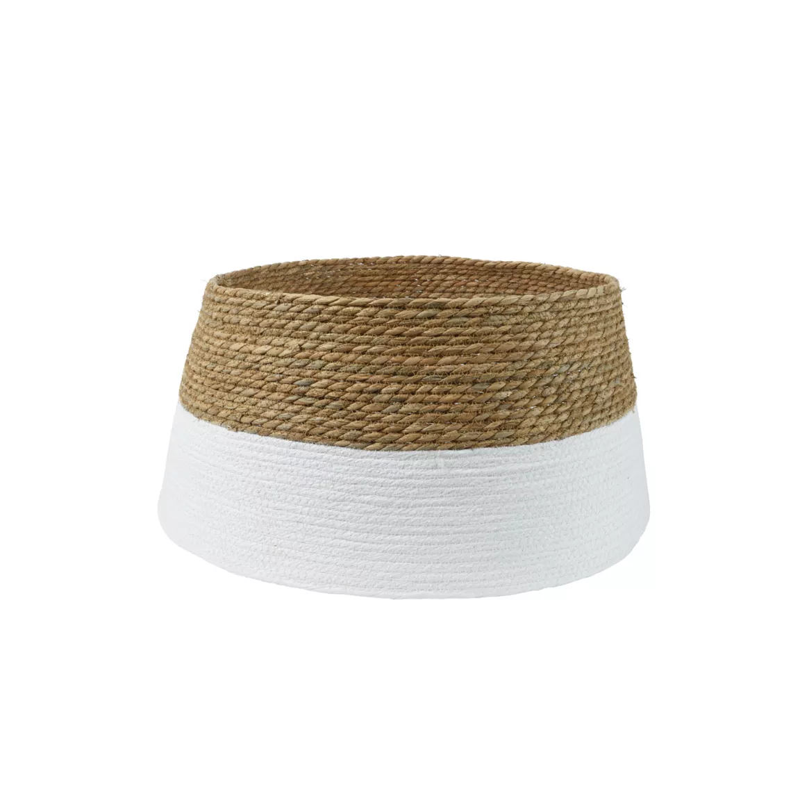 Cache pied de sapin tressé (D57 cm) Élégance Naturelle