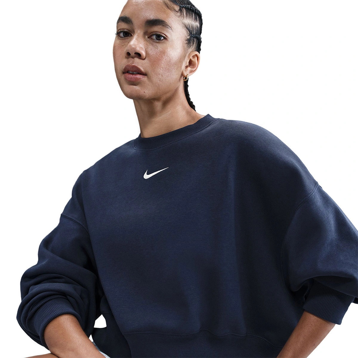 Sweatshirt Nike Sportswear Fleece Crew Mulher