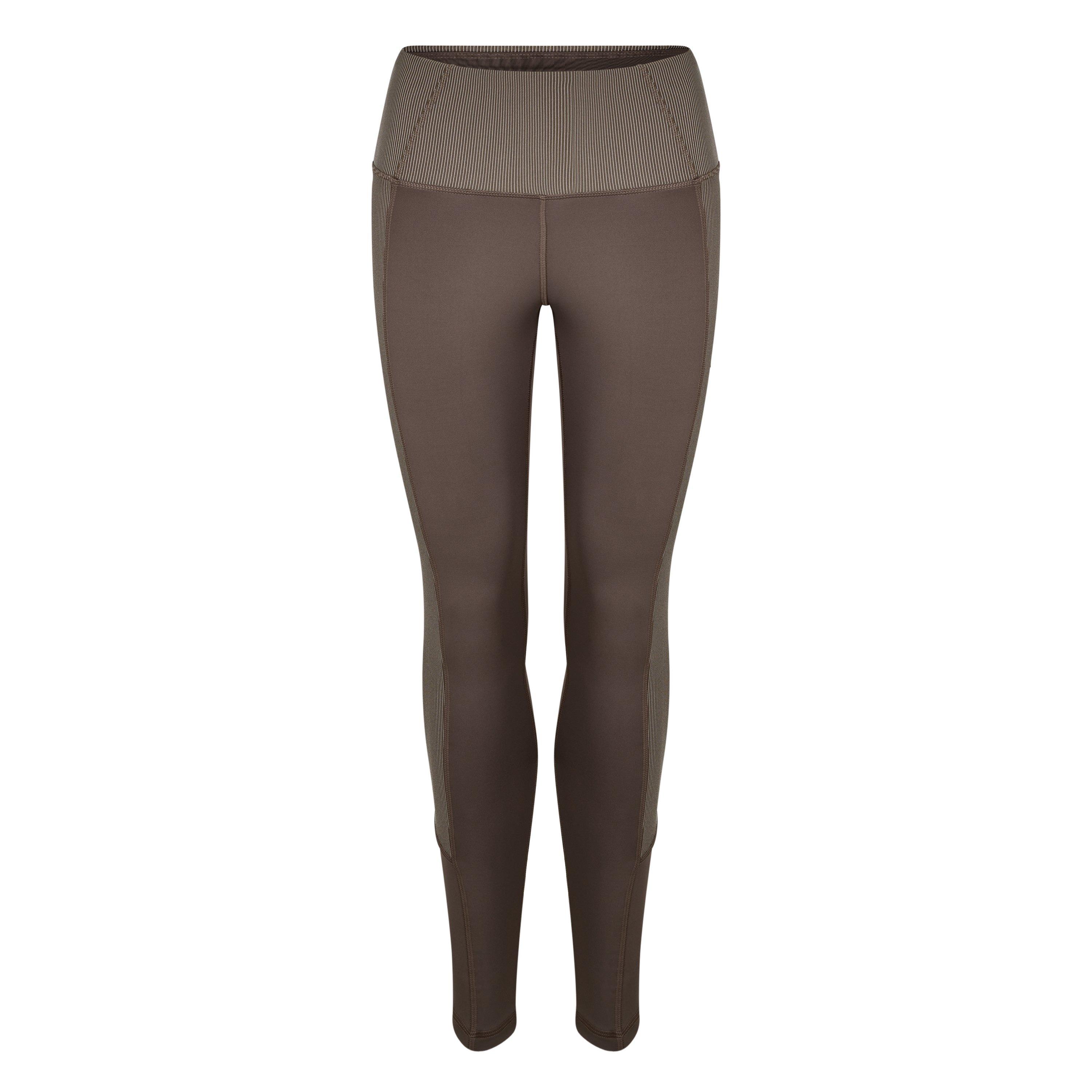 Reebok Rib High Rise Leggings Womens Gym Legging