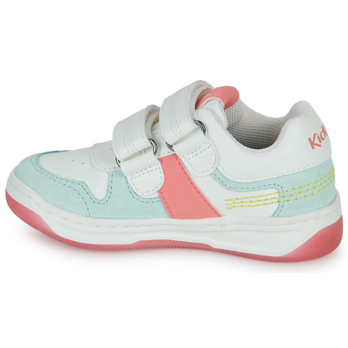 Kickers - KALIDO - Blanc / Bleu / Rose