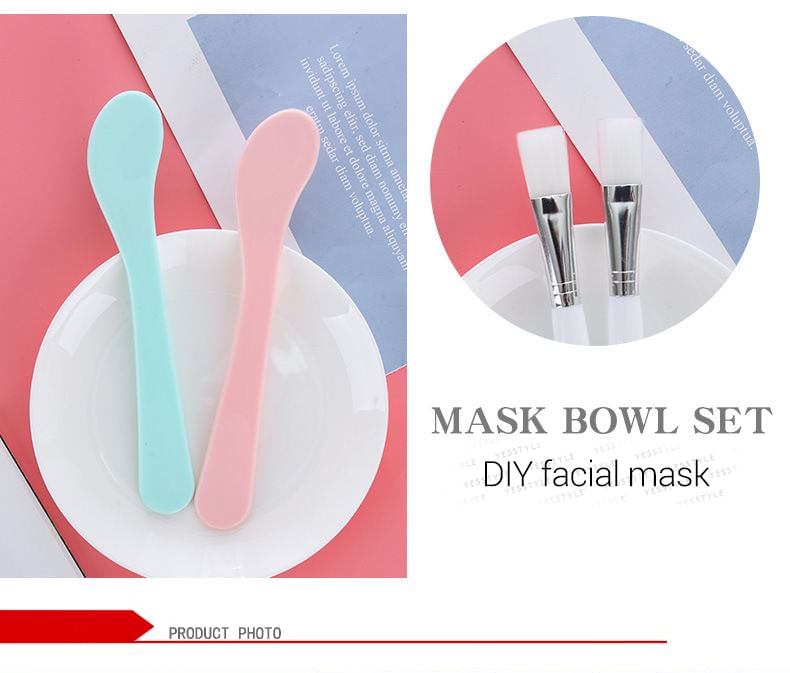 YOUSHA - Set: Gezichtsmaskerborstel + Spatel