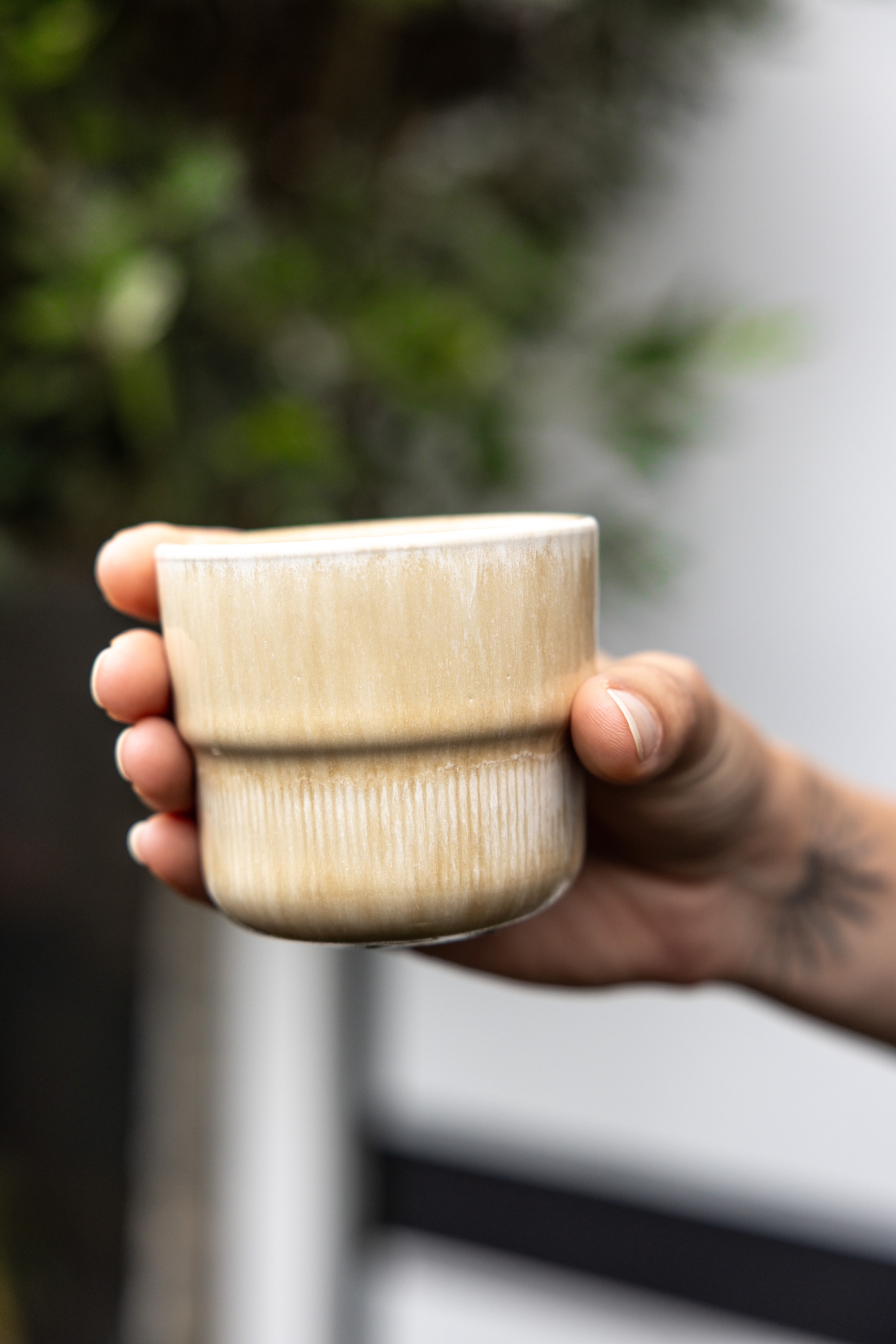 Koffiekopje Coral Clay - set van 2
