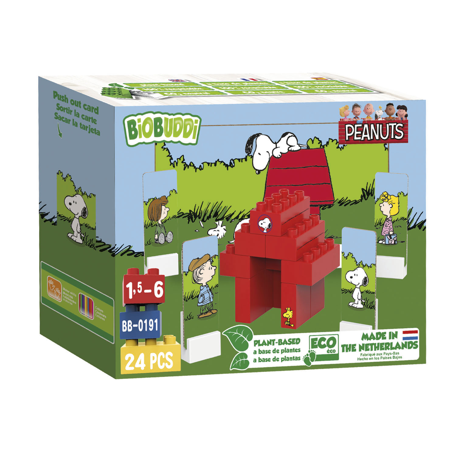 BiOBUDDi Snoopy - Hondenhok, 24dlg.