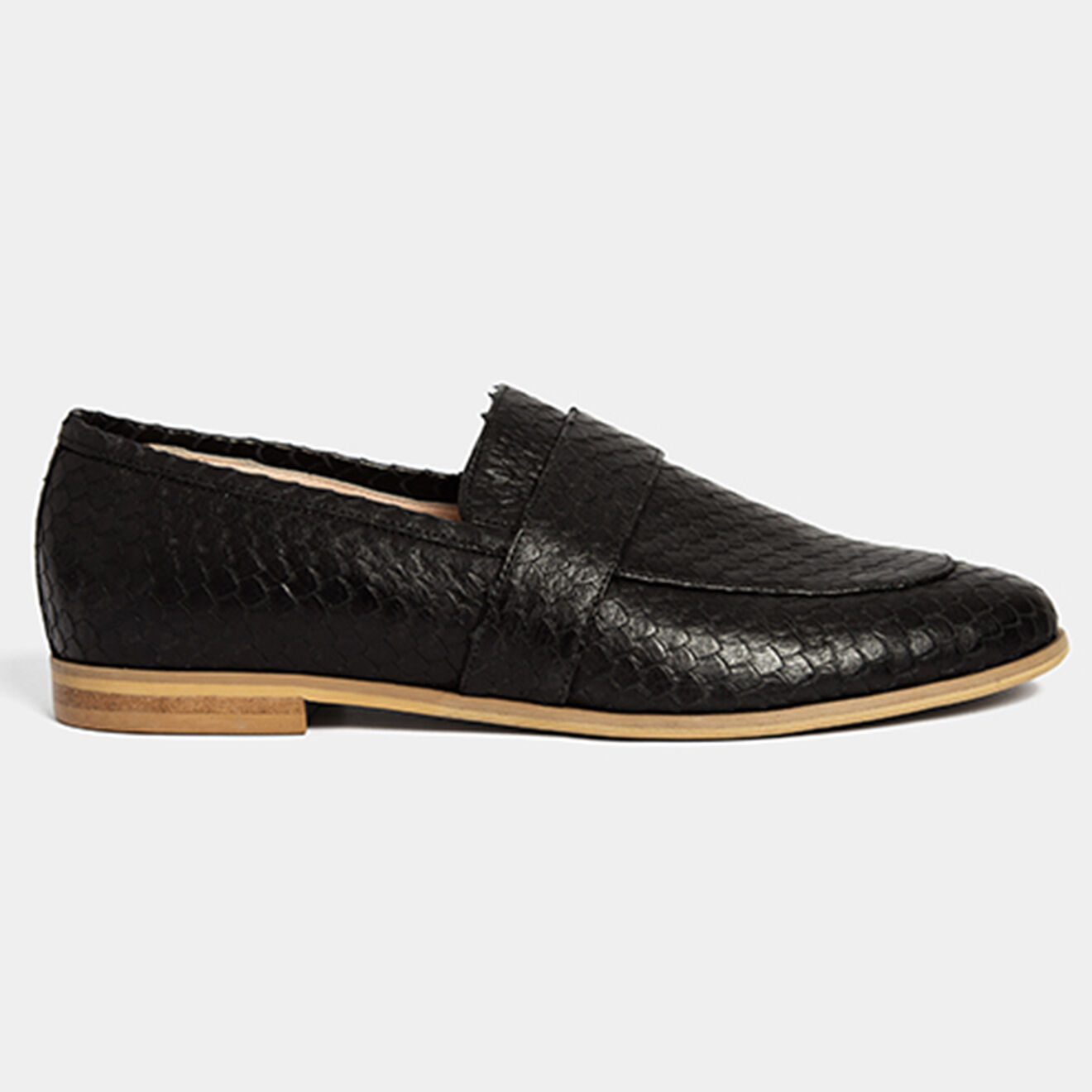 L37 Mocassins en Cuir Happy Monday noirs