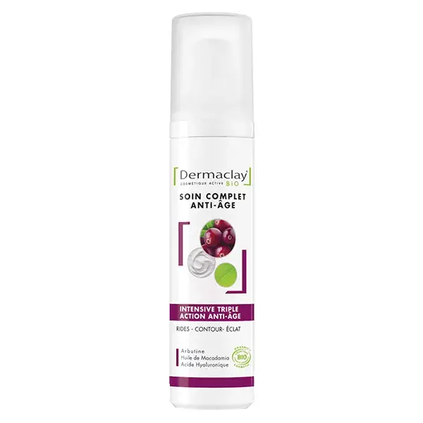 Dermaclay Complete Intensive Triple Action Anti-Aging Organic Facial Treatment 50ml
