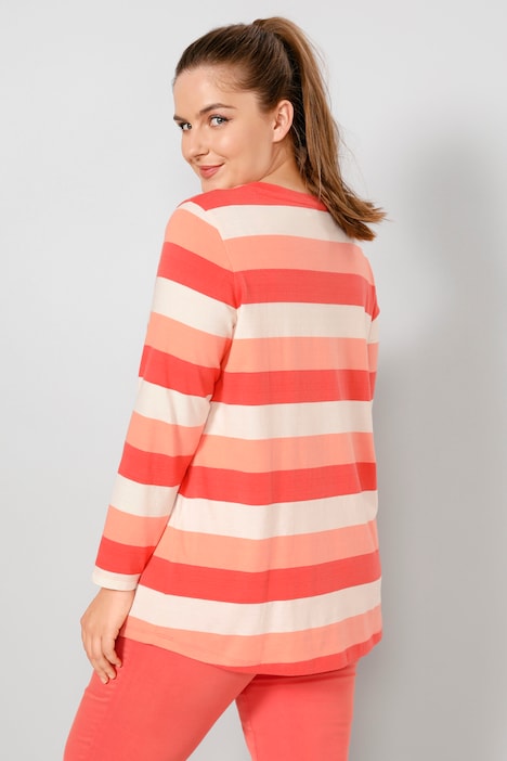 Ringelshirt, Regular Fit, Rundhals, Langarm