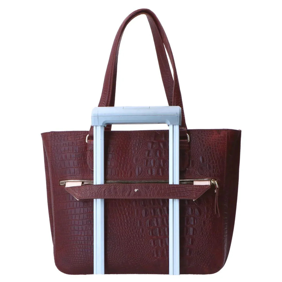 FMME | Caithy leren laptoptas 13,3