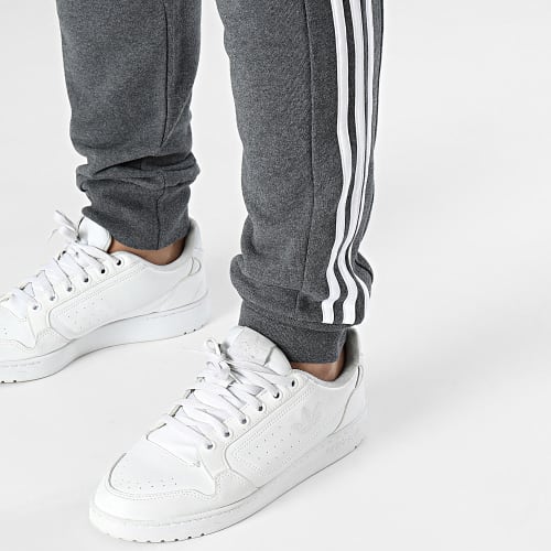 Pantalon Jogging A Bandes 3 Stripes IC9408 Gris Anthracite Chiné