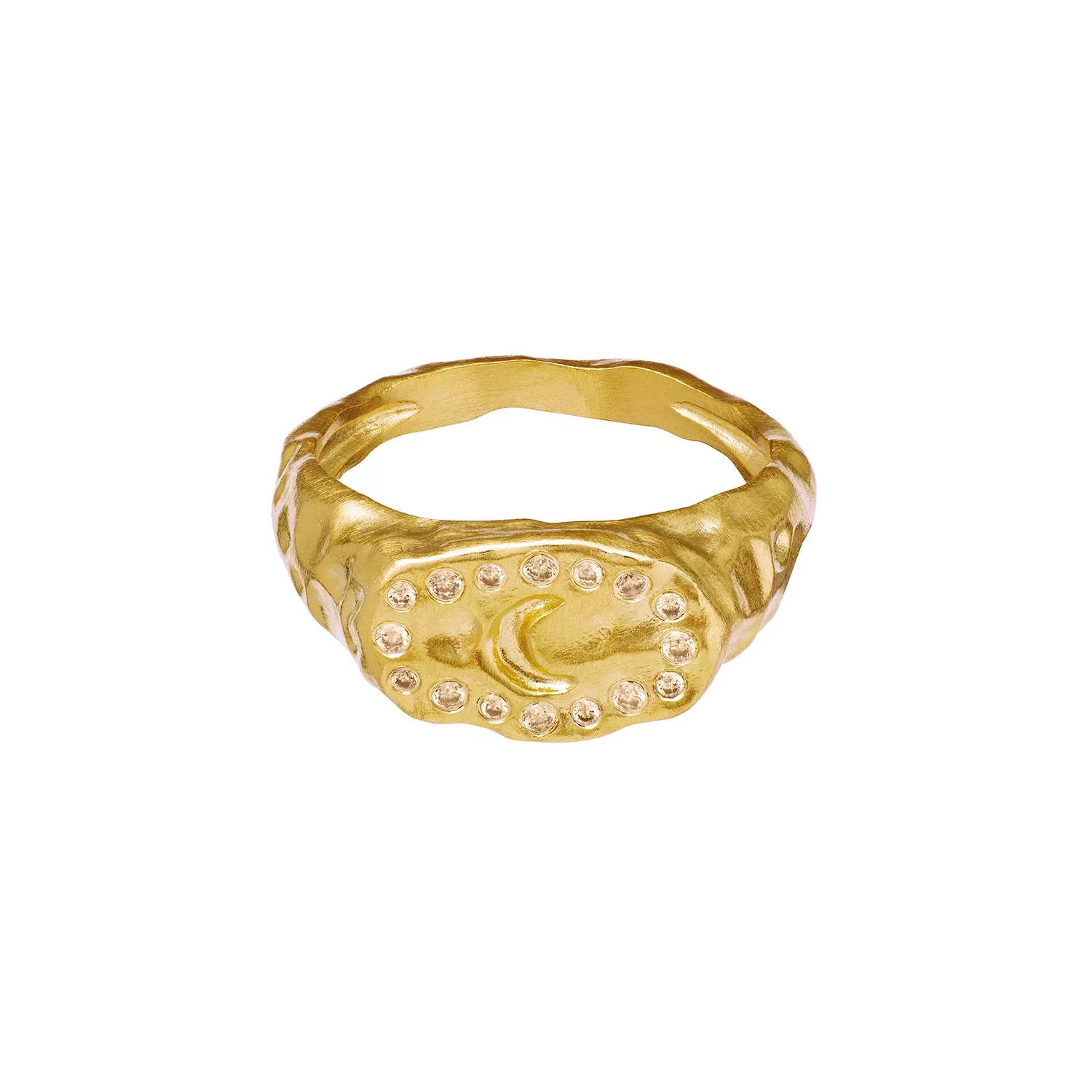 Maanesten Demi Ring 18 kt. Sølv 4808a