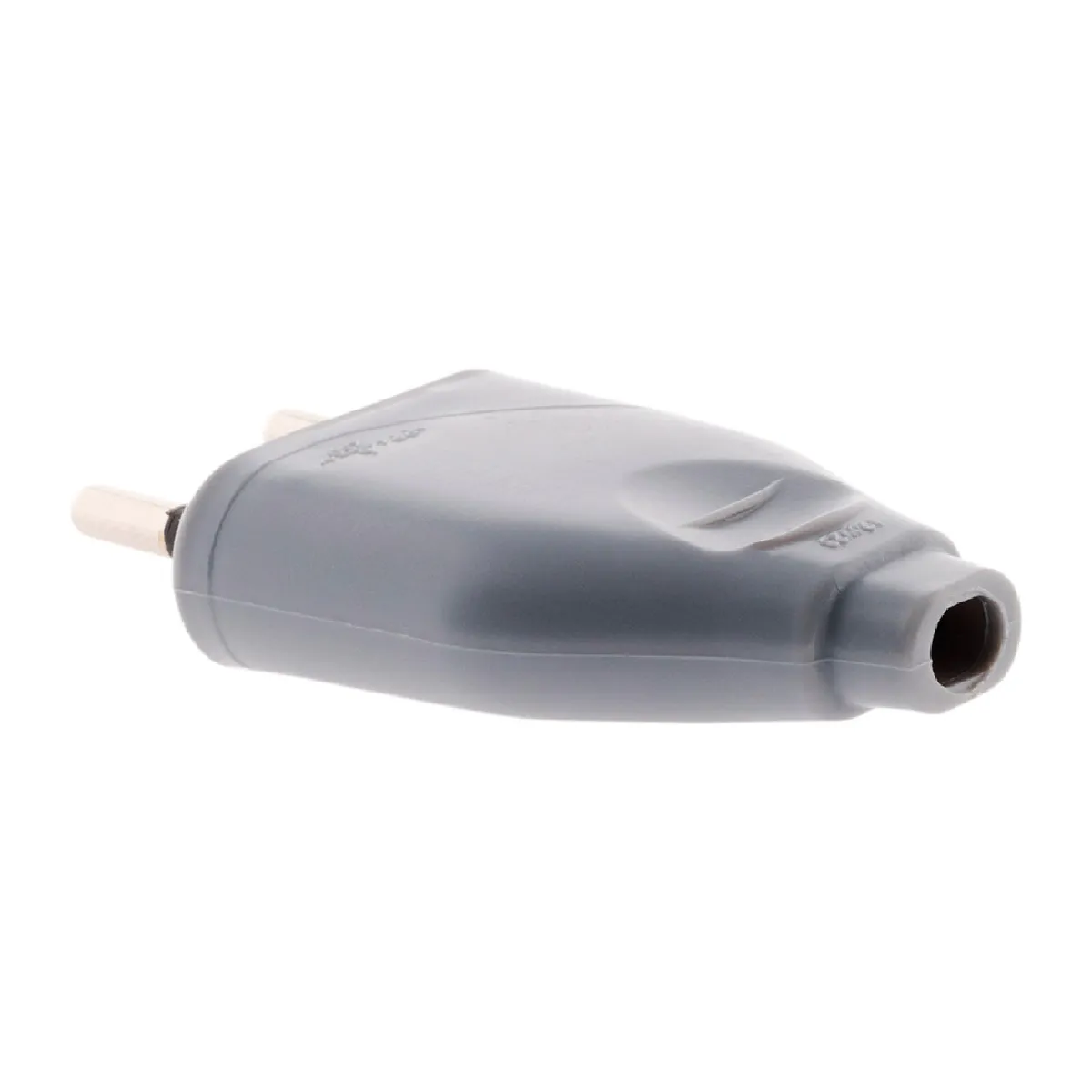 Zenitech Lot de 10 Fiches Mâles Gris