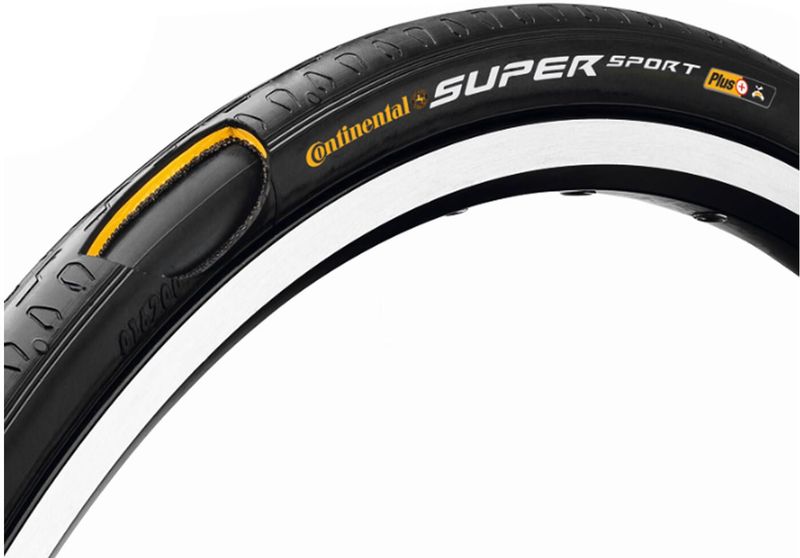 Continental - Supersportplus - Buitenband - Zwart - Tubetype - 700 mm