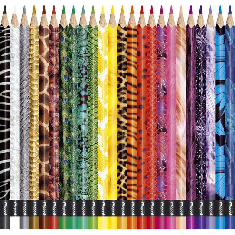 Crayon de couleur triangulaire COLOR'PEPS Animals