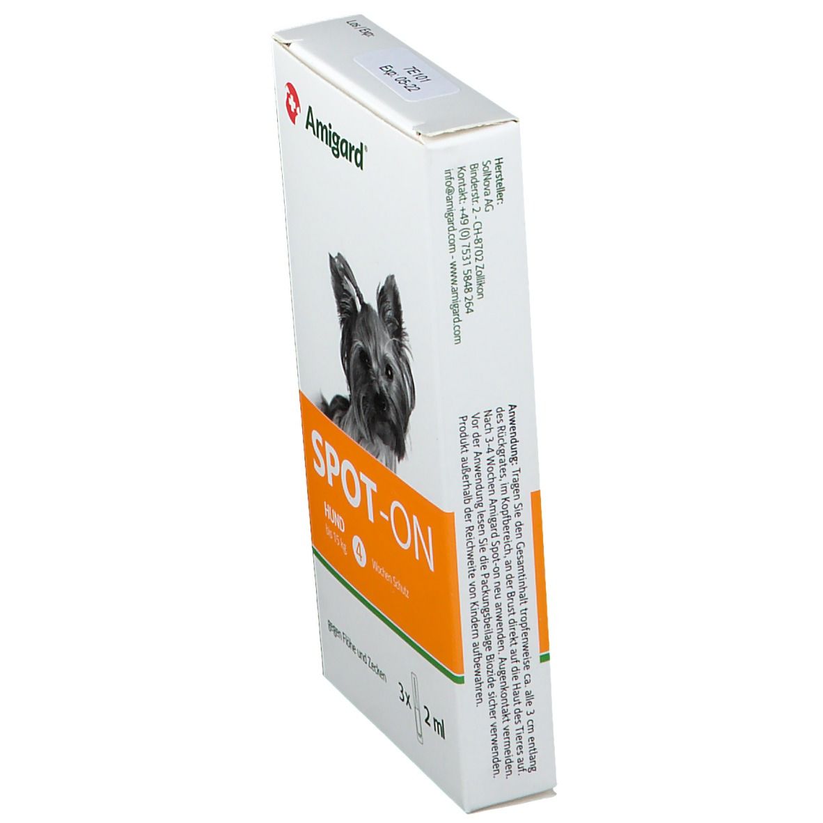 Amigard® Spot-On für Hunde unter 15 kg