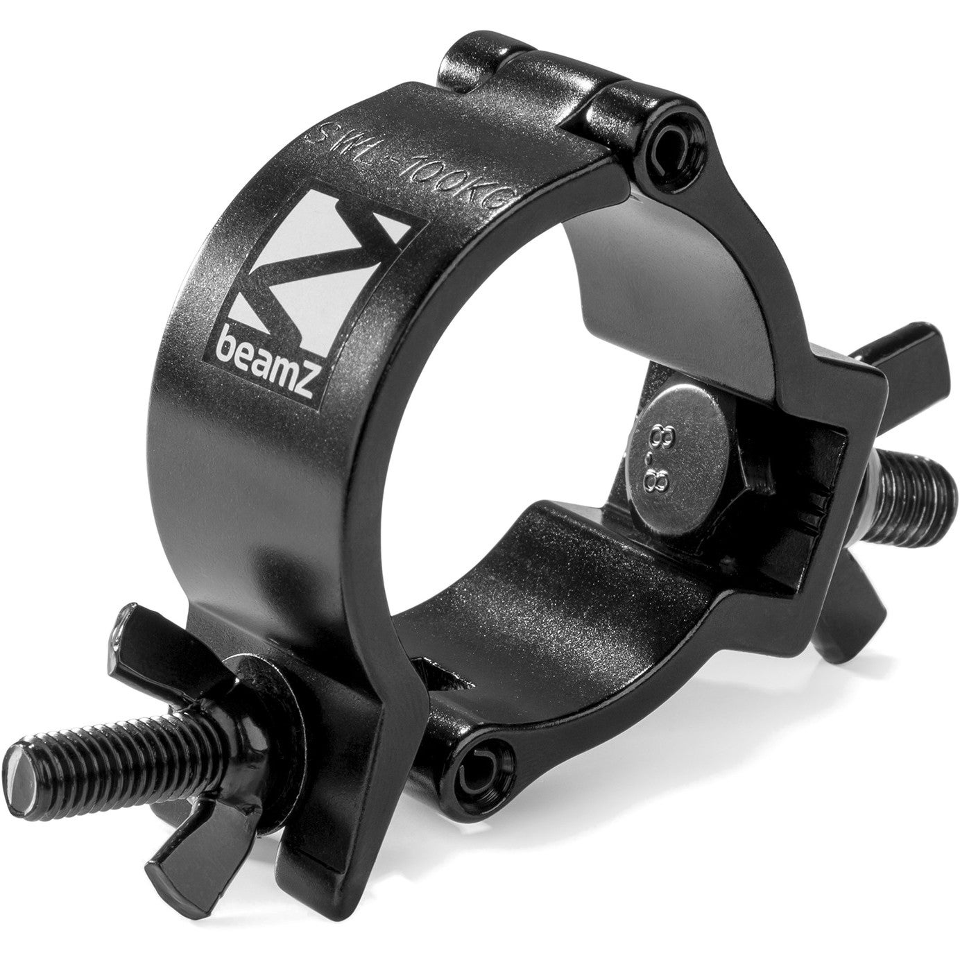 BeamZ BC50B-100 zwarte slimline half coupler 100 kg