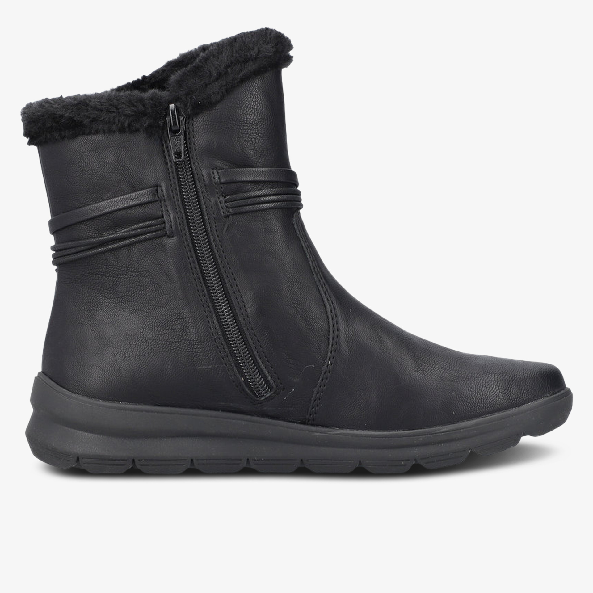 rieker Damen Winterstiefel schwarz