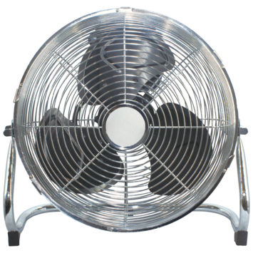 Vloerventilator Roma 30cm zwart
