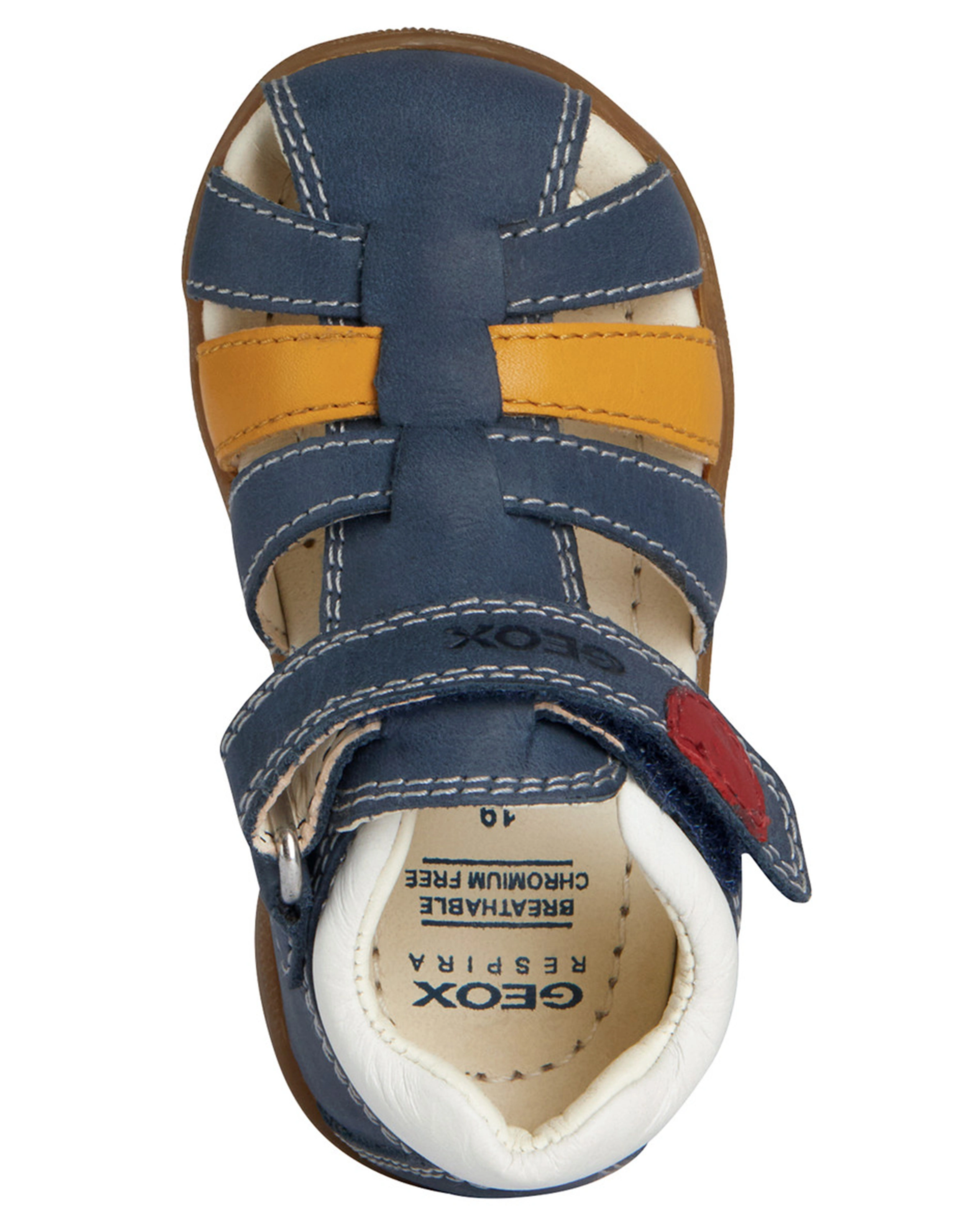 Klett-Sandale MACCHIA in navy/yellow