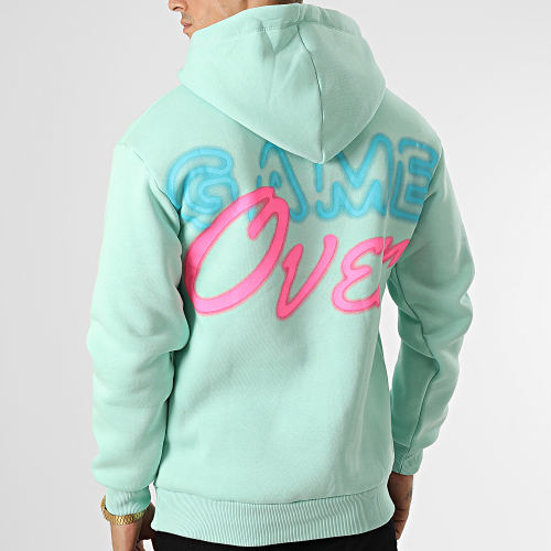 Sweat Capuche GK-1128 Vert Menthe