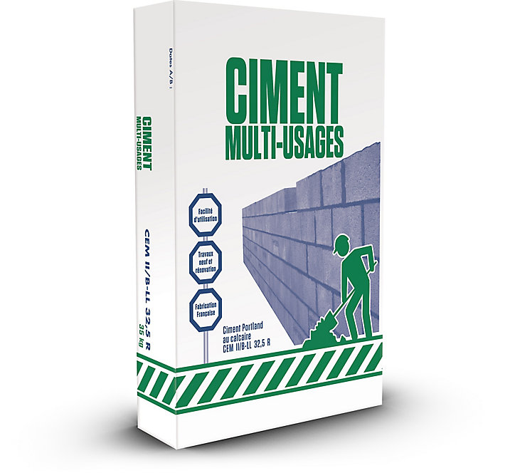 Ciment multi-usages CEMII/B-LL32.5R 35kg