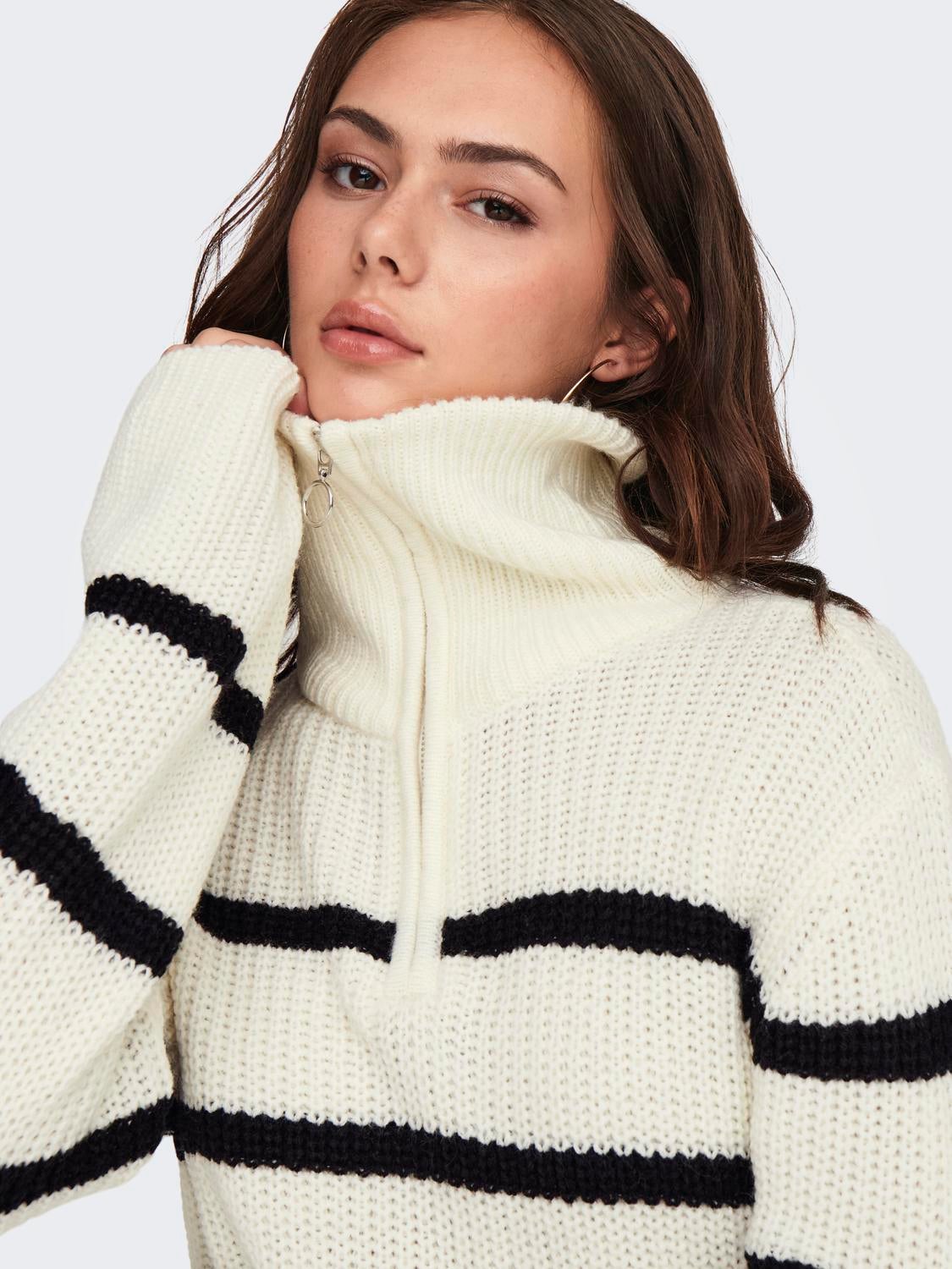 JDYJUSTY Strickpullover Eggnog