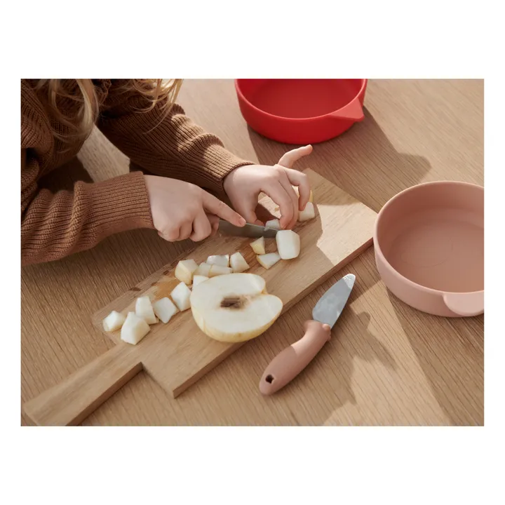 Liewood Couteaux en inox Perry - Set de 2 | Rose pâle