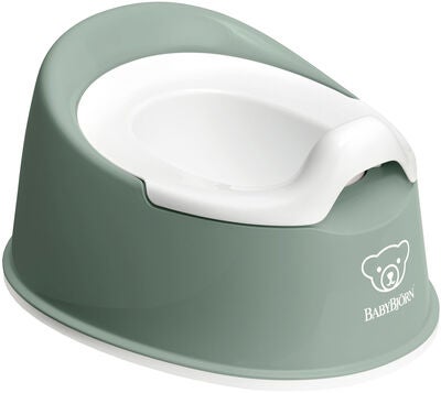 BabyBjörn Smart Potte, Deep Green/White