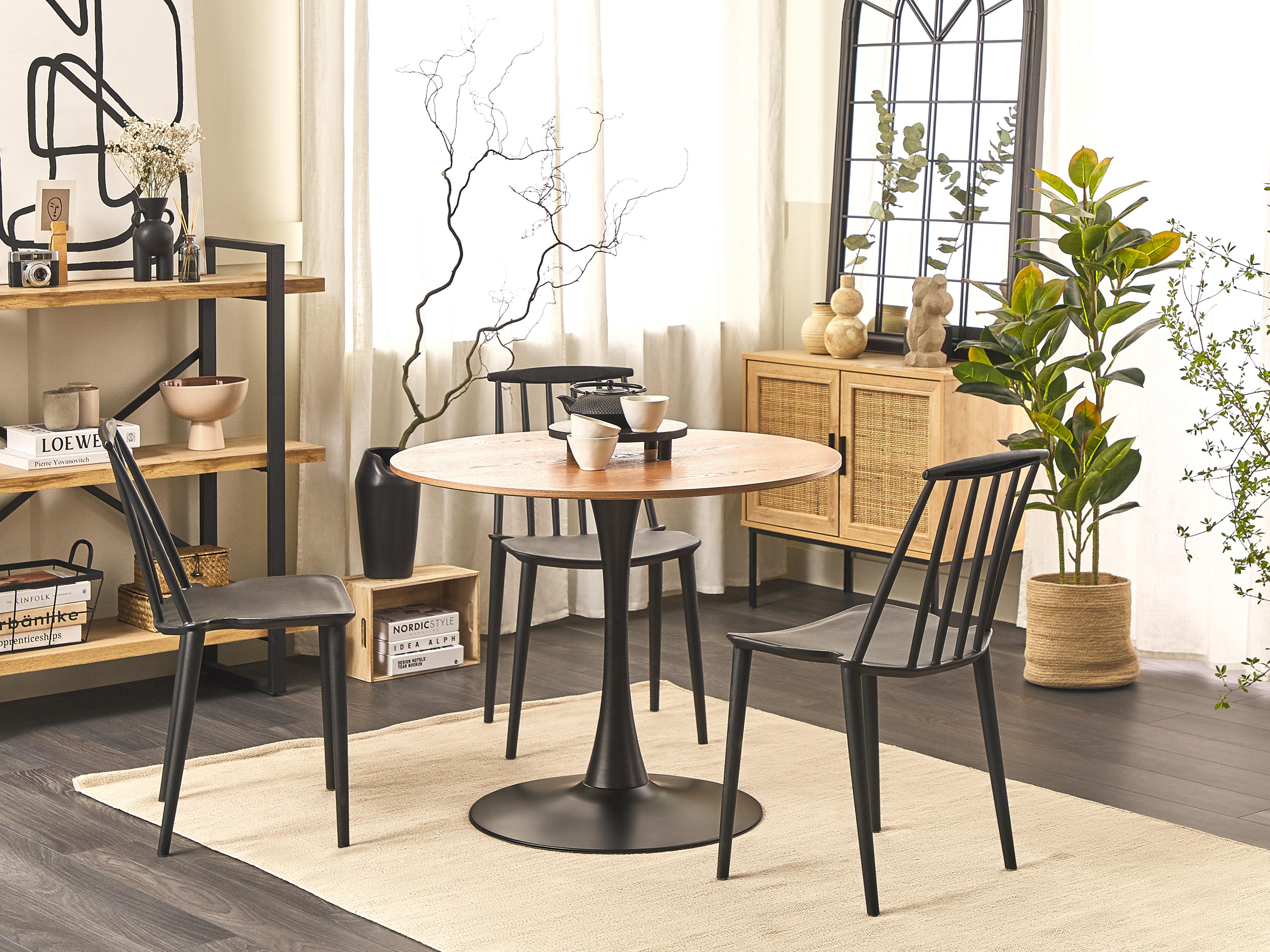 Eettafel BOCA Licht essenhout 90 cm 90 cm