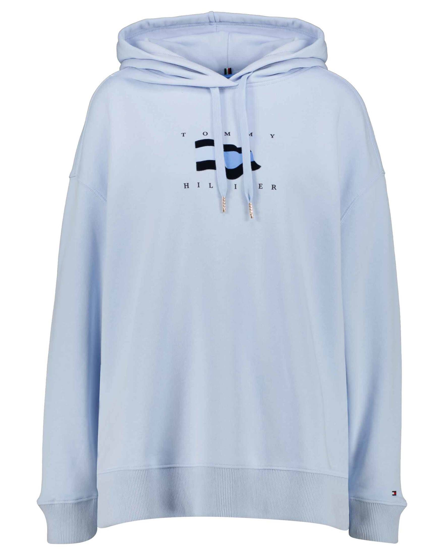 Tommy Hilfiger| Damen Sweatshirt CRV RLX FLOCK FLAG HOODIE - Plus Size